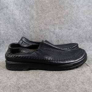 Softspots Shoes Womens 8.5 Loafer Slip On Casual Leather Moccasin Comfort Black